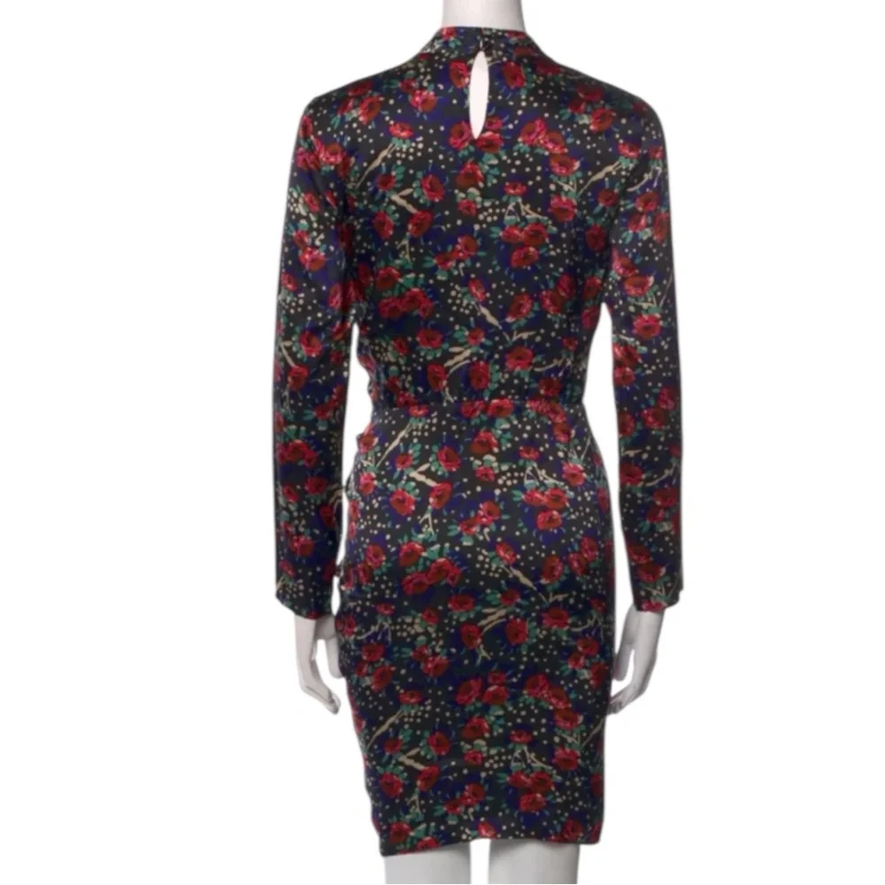VERONICA BEARD Louella Silk Blend Floral Long Sleeve Romantic Dress Size 2 - Picture 4 of 9